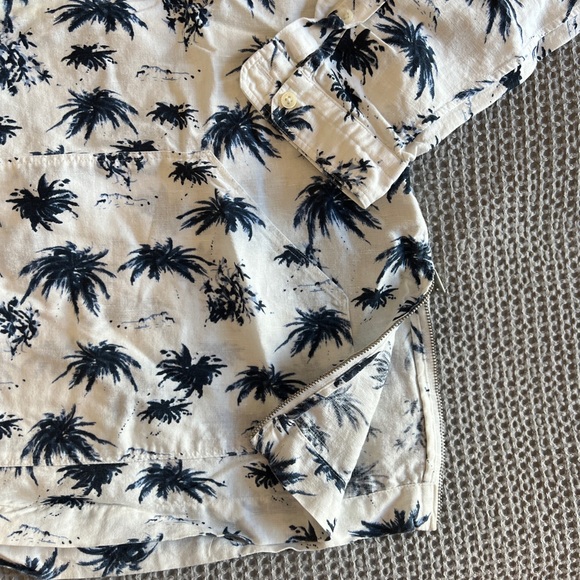 JUST LISTED Zara Men white linen pullover, men’s M - Picture 3 of 4